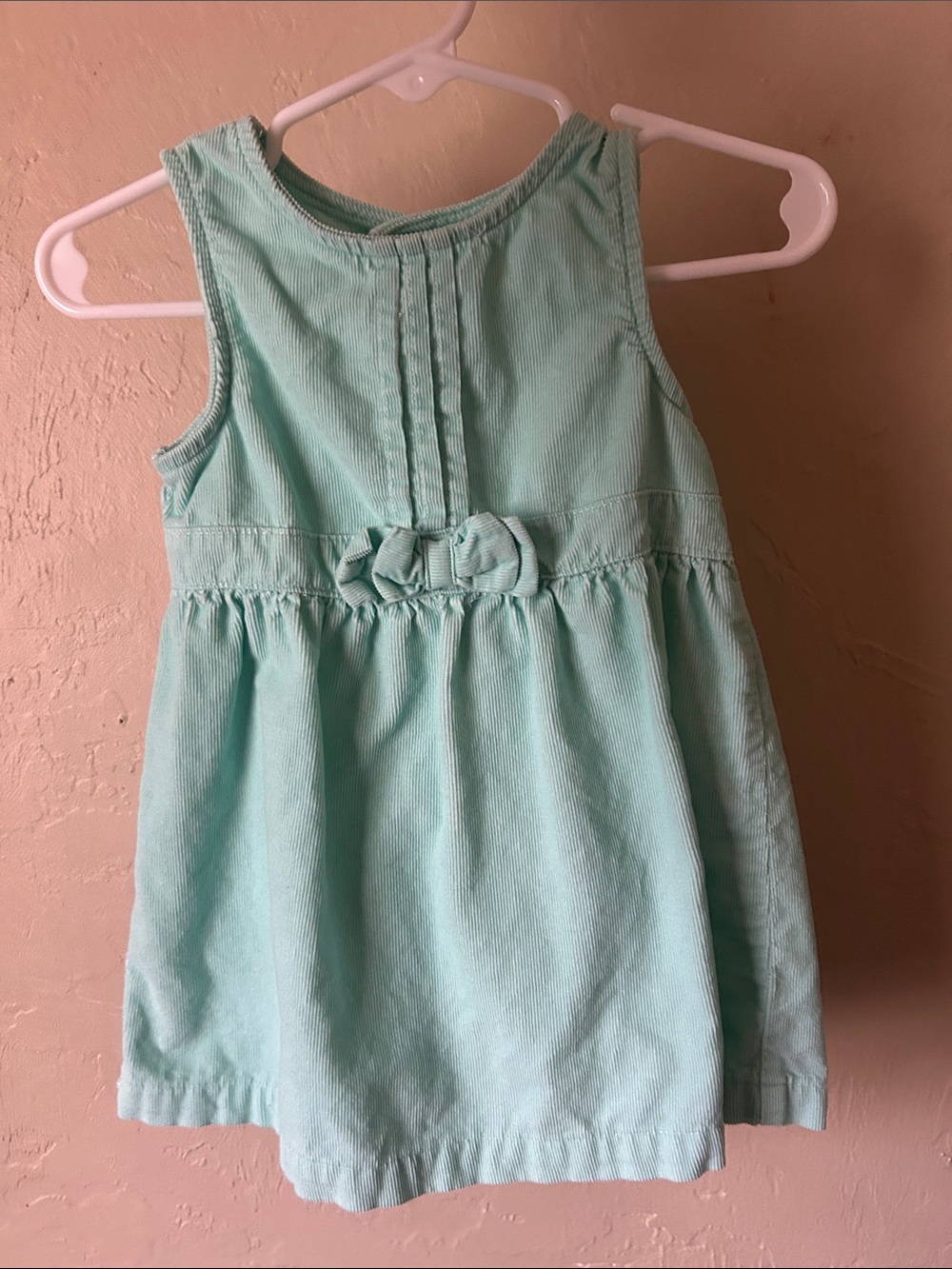 Sleeveless Bow Front Girls' Dress